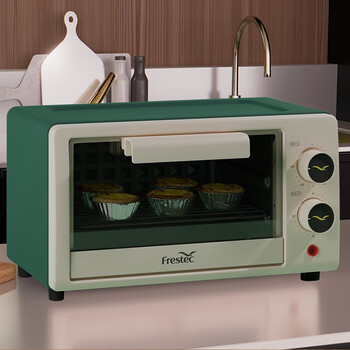 新飞(frestec) ftkx-005a家用多功能电烤箱12升精准控温 专业烘焙易