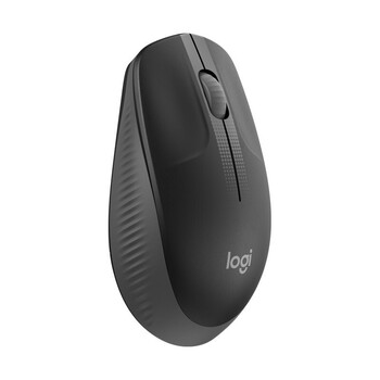 罗技 （Logitech）无线鼠标 大手鼠标 即插即用 左右手通用 无线自由连接 M190 石墨黑
