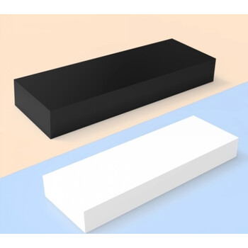 展示台网红模特站台直播间脚踩台子底座底台 o79-80*55*10长宽高白色