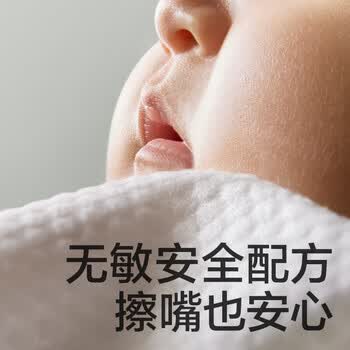 babycare 婴幼儿手口湿巾BC2002415 加厚便携小包装 紫盖湿巾20抽-10包