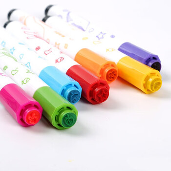 晨光（M&G）(M&G)印章水彩笔涂鸦绘画儿童可水洗水彩笔套装印章水彩笔ACP901E3-24色1盒水彩笔