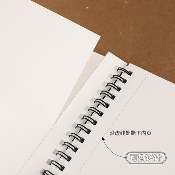 国誉(KOKUYO)8K图画本学生绘画笔记本子Campus螺旋装订本绘图本素描本 40张1本 WCN-CSKD1341