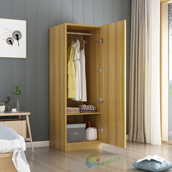 衣柜经济型小型柜50cm儿童阳台储物柜55cm出租房实木定制a款1805050