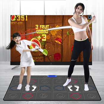 宏太双人无线跳舞毯家用电视跳舞机游戏体感手舞足蹈美腿跑步毯