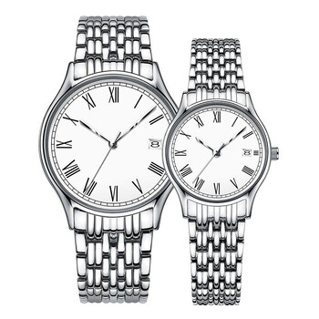 tikossve瑞士进口典雅情侣腕表手表一对石英表女表防水男士表罗马款