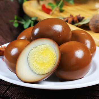 俩老头五香味卤蛋休闲零食卤味卤鸡蛋早餐量贩装 五香卤蛋30g*10枚