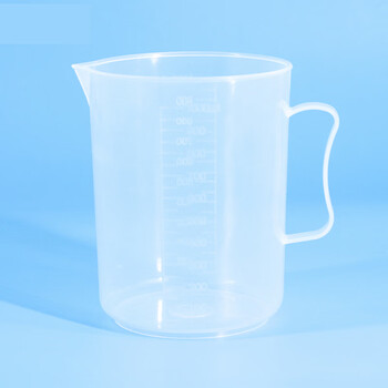 冰禹 BYrl-198 实验室塑料刻度杯 塑料烧杯 实验室器皿 塑料量杯 1000ml 2个 冰禹 BYrl-198 实验室塑料刻度杯 塑料烧杯 实验室器皿 塑料量杯 1000ml 2个