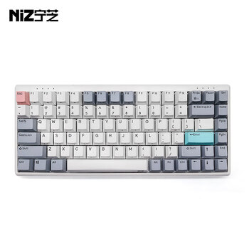 宁芝(NIZ)PLUM84v6pro 静电容8000HZ赛事级电竞FPS游戏低延迟1MS键盘 mini84pro v6电竞版45g-T系列