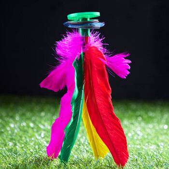 杜威克 毽子大号鹅毛羽毛彩色比赛毽球牛筋底花键儿童毽子5个装 杜威克 毽子大号鹅毛羽毛彩色比赛毽球牛筋底花键儿童毽子5个装