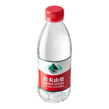 农夫山泉 饮用水 饮用天然水会议商用380ml*24瓶 整箱（纸箱塑膜随机发）