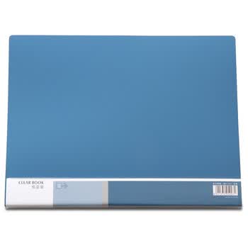 得力(deli)A4/30页资料册文件收纳册文件收纳袋插袋文件册/活页插袋文件夹财务票证收纳5003【ZY】