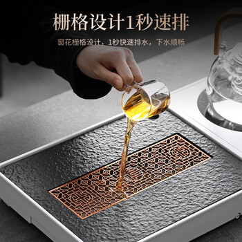 尚言坊白显屏电热炉一体茶盘+竹把润圆提梁壶+岩香侧把壶10入+兰亭茶巾+黑檀直茶夹+茶盘刮功夫茶具如何呢？质量评分好么