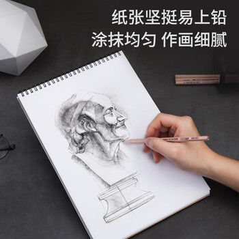 得力（deli）A4/60张加厚专业美术素描本160g本彩铅手绘本73634女孩儿童双十一热门商品