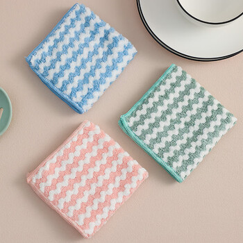 妙然珊瑚绒抹布25*25cm*10条吸水厨房洗碗布百洁布擦手巾家务清洁抹布 妙然珊瑚绒抹布25*25cm*10条吸水厨房洗碗布百洁布擦手巾家务清洁抹布