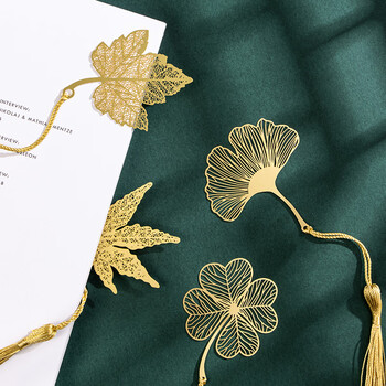 天色四叶草黄铜叶脉书签礼盒 中国风伴手礼教师节礼物 金属纪念礼物男女老师生日年会礼品TS-5870 天色四叶草黄铜叶脉书签礼盒 中国风伴手礼教师节礼物 金属纪念礼物男女老师生日年会礼品TS-5870