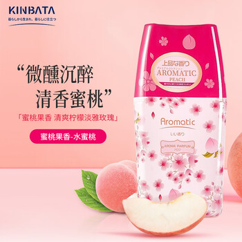 kinbata空气清新剂香氛卧室客厅卫生间厕所除臭去异味-白桃香400ml kinbata空气清新剂香氛卧室客厅卫生间厕所除臭去异味-白桃香400ml