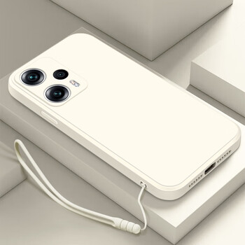 画与画 红米note12tpro手机壳纯色液态硅胶redminote12turbo简约男女
