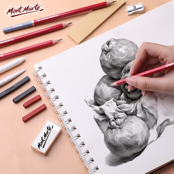蒙玛特(Mont Marte)素描套装 素描铅笔炭笔写生素描笔初学者学生画画碳棒橡皮卷笔刀石墨笔绘画工具V MPN0040 蒙玛特(Mont Marte)素描套装 素描铅笔炭笔写生素描笔初学者学生画画碳棒橡皮卷笔刀石墨笔绘画工具V MPN0040