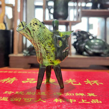 銅細工 古酒樽尊 帝王杯 装飾品 工芸品 美術品 置物 古寶奇蔵】銅製・塗金・釋迦牟尼像・置物・賞物・中国時代美術