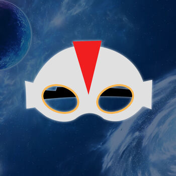 万圣节披风斗篷男儿童节cos角色扮演幼儿园演出服 咸蛋超人通用眼罩1