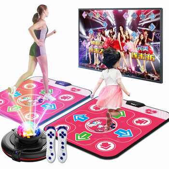 舞霸王跳舞毯单双人家用无线体感游戏机垫连接电视儿童跳舞机跑步毯