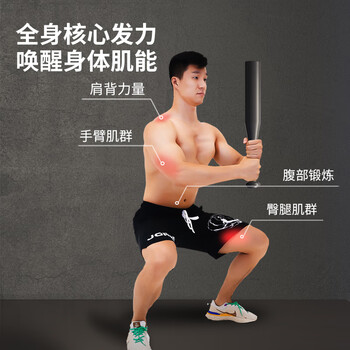 PROIRON普力艾 棒铃伊朗棒健身棒实心一体纯钢力量体能训练健身器材 5LB