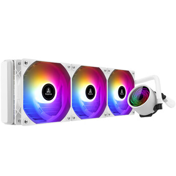 鑫谷（segotep）冰尊360ARGB一体式水冷CPU散热器 白色（300W解热功耗/HC12高性能温控风扇/支持AMD/Intel接口）
