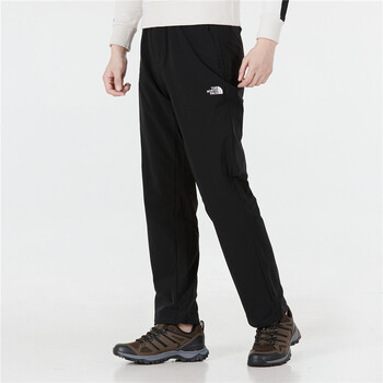 22春夏新款thenorthface北面裤子男舒适休闲运动快干长裤5jwy黑色jk