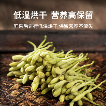 同仁堂金银花煮水正宗无硫带绒毛特优级干花蕾泡水养生茶