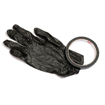 防黑手套胶布胶带专用露指一次性防晒美甲做指甲皮谱 10只 防黑手套 1