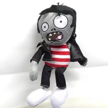 大作战玩具散装可发射小鬼疆尸火药魔头僵尸玩具2030厘米毛绒摇滚僵尸