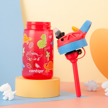 contigo康迪克儿童吸管水杯夏季运动塑料水杯HBC-GIZ233恐龙乐园400ml contigo康迪克儿童吸管水杯夏季运动塑料水杯HBC-GIZ233恐龙乐园400ml