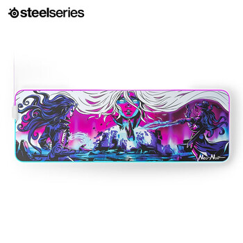 赛睿（SteelSeries）Qck Prism Neo Noir 900*300*4mm 游戏鼠电竞鼠标垫 双区域RGB CSGO联名款炫彩RGB版大桌垫