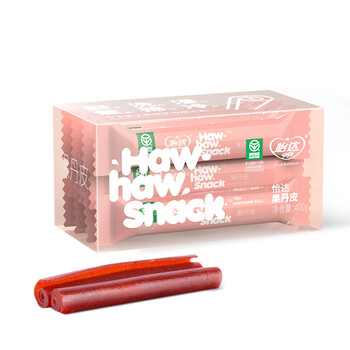 怡达山楂卷果丹皮400g盒山楂卷铁山楂蜜饯果脯独立包装休闲零食