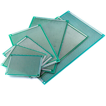 诺然 万能板万用板电路板洞洞板PCB线路板5*7*9*15*6*8cm实验板焊接板 单面绿油喷锡板9*15CM