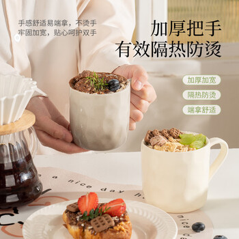 彩致（CAIZHI）马克杯家用陶瓷水杯早餐杯学生泡茶杯办公室咖啡杯 六件套CZ6897