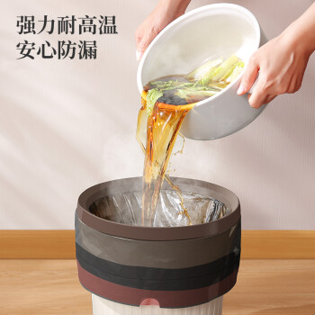五月花抽绳垃圾袋300只45*50cm*15卷点断式车载家用厨房厕所塑料袋