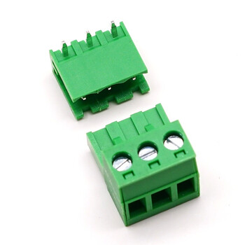 丢石头 KF2EDGK 5.08mm间距 3PIN 弯针款 插拔式接线端子 每件10套(插座+插头) 免焊接 丢石头 KF2EDGK 5.08mm间距 3PIN 弯针款 插拔式接线端子 每件10套(插座+插头) 免焊接