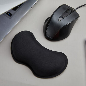 CAPERE(铠雷) 鼠标垫护腕 慢回弹手托手腕垫 电脑办公舒适腕垫手枕 黑色H231 160x85x23mm