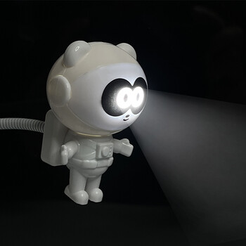 倍方USB笔记本台灯白色熊猫 LED随身灯增强版 移动电源节能灯 电脑键盘照明灯 护眼迷你灯9226