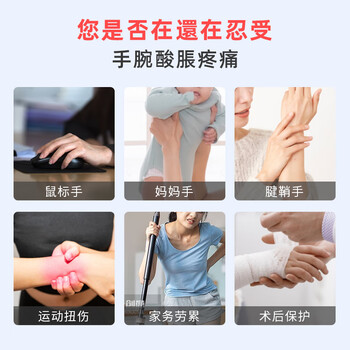 耐力克斯（NAILEKESI N）tfcc腱鞘炎护腕薄款夏季运动扭伤手腕劳损固定电竞男女士护具