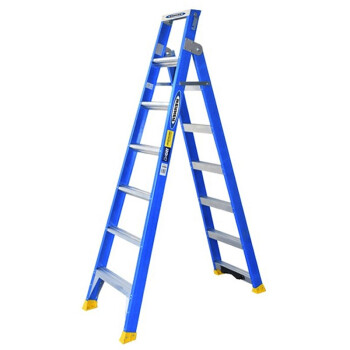稳耐梯子绝缘电工梯人字梯2.1米双侧折叠合梯七步梯 DP6007CN