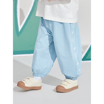 迪士尼婴儿防蚊裤夏季薄款儿童屁屁裤男童大pp裤夏天宝宝裤子夏装女天