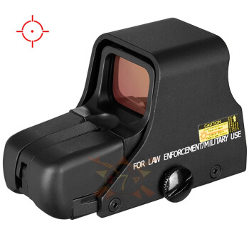 DIANA  高品质全息瞄虹膜 55系列全息快速瞄近距离内红点瞄准器瞄准镜 高品质全息瞄 551黑色虹膜