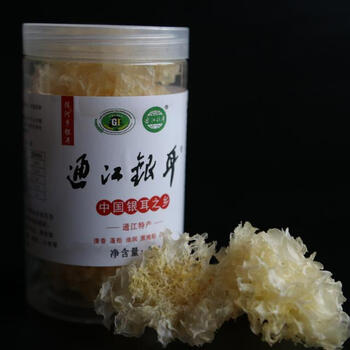 中农御耳通江椴木银耳雪耳白木耳50g精品罐装50g罐