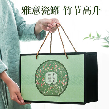 谷徽韵绿茶黄山毛峰特级二等200g2025明前新茶礼盒装安徽茶叶节日送礼品