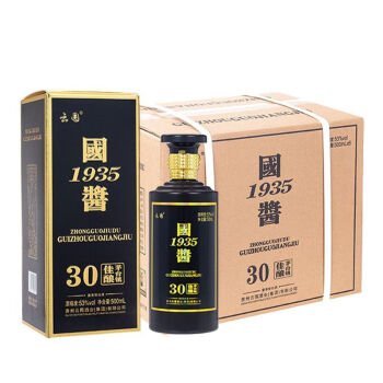 醬1935純糧食酒大麴坤沙陳年老酒禮盒裝整箱6瓶 500ml*6瓶【圖片 價格