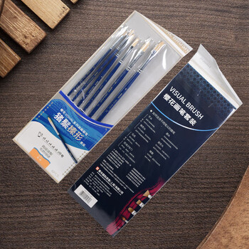 【全网低价】樱花(SAKURA)猪鬃油画画笔榛型套装水粉画水彩丙烯颜料美术画笔学生初学者美术专用 VB13301-6P美术写生