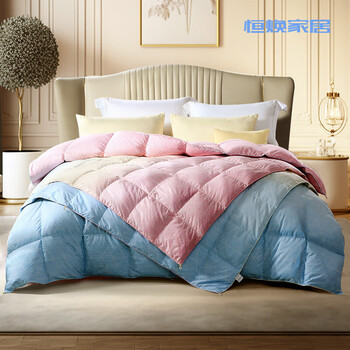 床上用品>被子>羽绒/羽毛被>德国品质家纺鹅绒被95鹅绒被二合一子母