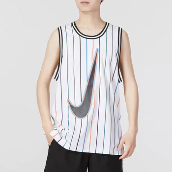 nikedrifitdnajersey男子速干篮球运动背心dx0436100dx0436100白条纹s
